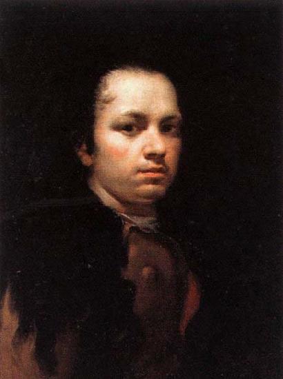 Francisco de goya y Lucientes Self-Portrait oil painting image